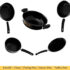 Jainpet Fry Pan 22 cm diameter 5 L capacity(Cast Iron, Non-stick, Induction Bottom)