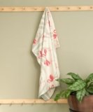 Thirsty Towel by Doctor Towels Bamboo Bath Towels 200 GSM | Quick Dry and Ultra Soft Bamboo Towels for Bath Large Size 140 x 70 cm | Antimicrobial Towels for Men & Women – Tropical Flamingo