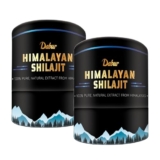 Dabur Himalayan Shilajit/Shilajeet Resin – 20g (10g x 2) | 250mg per serving | Boosts Muscle Growth & Stamina | 100% Ayurvedic | Grade A shilajit sourced from the Himalayas up to 19,000 ft