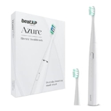 beatXP Azure Electric Toothbrush for Adults with 2 Brush Heads & 5 Cleaning Modes|Rechargeable Electric Toothbrush Battery Backup of upto 180 Days (White)