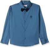 U.S. POLO ASSN. Boys Cotton Regular Shirts (UKSHTR0016_Teal_24T) 2-3 Y