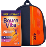 Bournvita Chocolate Nutrition Drink Pouch with Bagpack(1 kg)