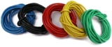 Electronic Spices Single-Core Breadboard Jumper Hookup Wire”pure Copper” Breadboard Wire, 22 Gauge Wire, Hookup Wire (5 Meters/5 color, Total 25 Meters Pack)