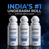 Aqueria Multi Active Underarm Roll On | 5.5% AHA BHA, Niacinamide – Aqua Fragrance Deodorant Roll-on  –  For Men & Women(150 ml, Pack of 3)