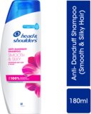 HEAD & SHOULDERS Smooth and Silky Anti-Dandruff Shampoo for All-Hair Types(180 ml)