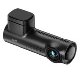 Boat Hive Dashcam E1, 1296P Full HD Recording, G-Sensor Emergency Recording, Loop Recording, Low Light Vision, Wide Angle FOV, Built-in Wi-Fi, Mic, Speaker, App Support (Space Black)