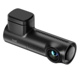 Boat Hive Dashcam E1, 1296P Full HD Recording, G-Sensor Emergency Recording, Loop Recording, Low Light Vision, Wide Angle FOV, Built-in Wi-Fi, Mic, Speaker, App Support (Space Black)