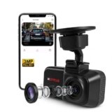 CP PLUS Dash Cam for Car CP-W310 | 2K 3MP Full HD+ Single Channel Dashcam | 1296P Recording | Built-in Microphone | WiFi (AP Mode) | G-Sensor | Night Vision | 137° Wide View Angle | Upto 1TB Storge