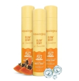 Aqualogica Glow+ Dewy Gel Sunscreen – 50 g x 3 | SPF 50+ PA++++ | In-Vivo Tested | New-age Filters | 12-Hour* Sun Protection | Tan Protection | For Bright & Hydrated Skin | Fragrance-Free & No White Cast | C-Hyaluron Complex™ & Papaya | Broad Spectrum UVA/B & Blue Light Protection | Lightweight | For Men & Women
