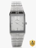 Titan ND9151SM01J Titan with Date Silver Dial Silver Stainless Steel Strap Analog Watch  – For Men