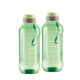 ATTRO Ultra Pro 2 Motivational 2-Liter BPA-Free Water Bottle with Leak-Proof Flip-Top Cap, Nylon Strap and Stylish Mint Green Color for Daily Hydration-Set Of 2