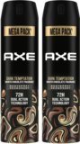 AXE Dark Temptation Long Lasting For Men (Pack of 2) Body Spray  –  For Men(430 ml, Pack of 2)